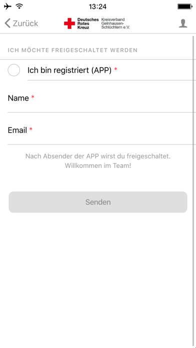 Rett-APP DRK GN-SLÜ Screenshot