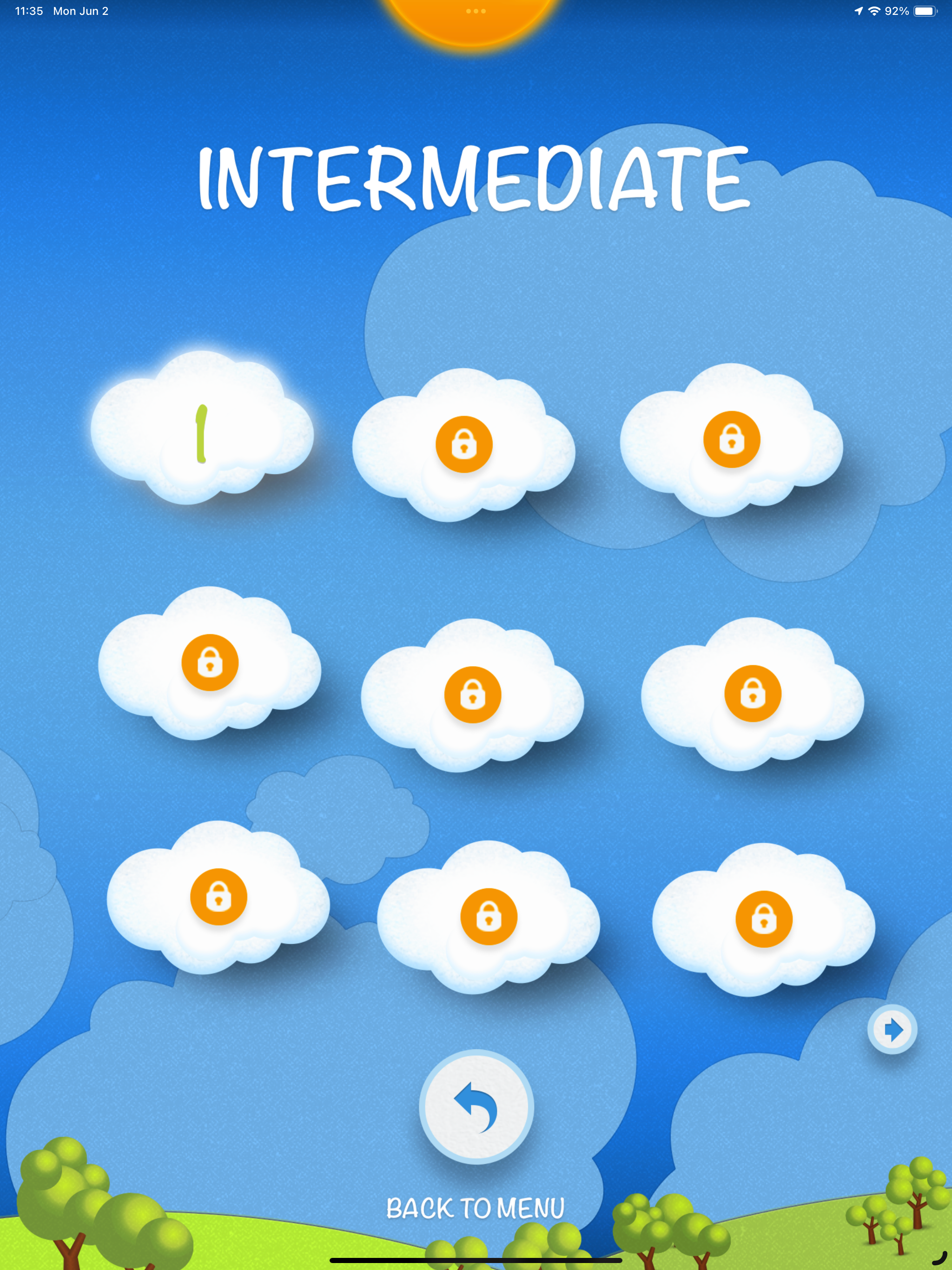 Cloud Words Spanish