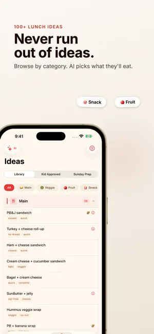 School Lunch Planner - Pack screenshot 3
