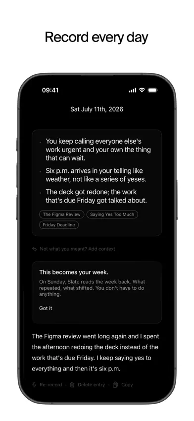 Slate - Private Journal screenshot 3