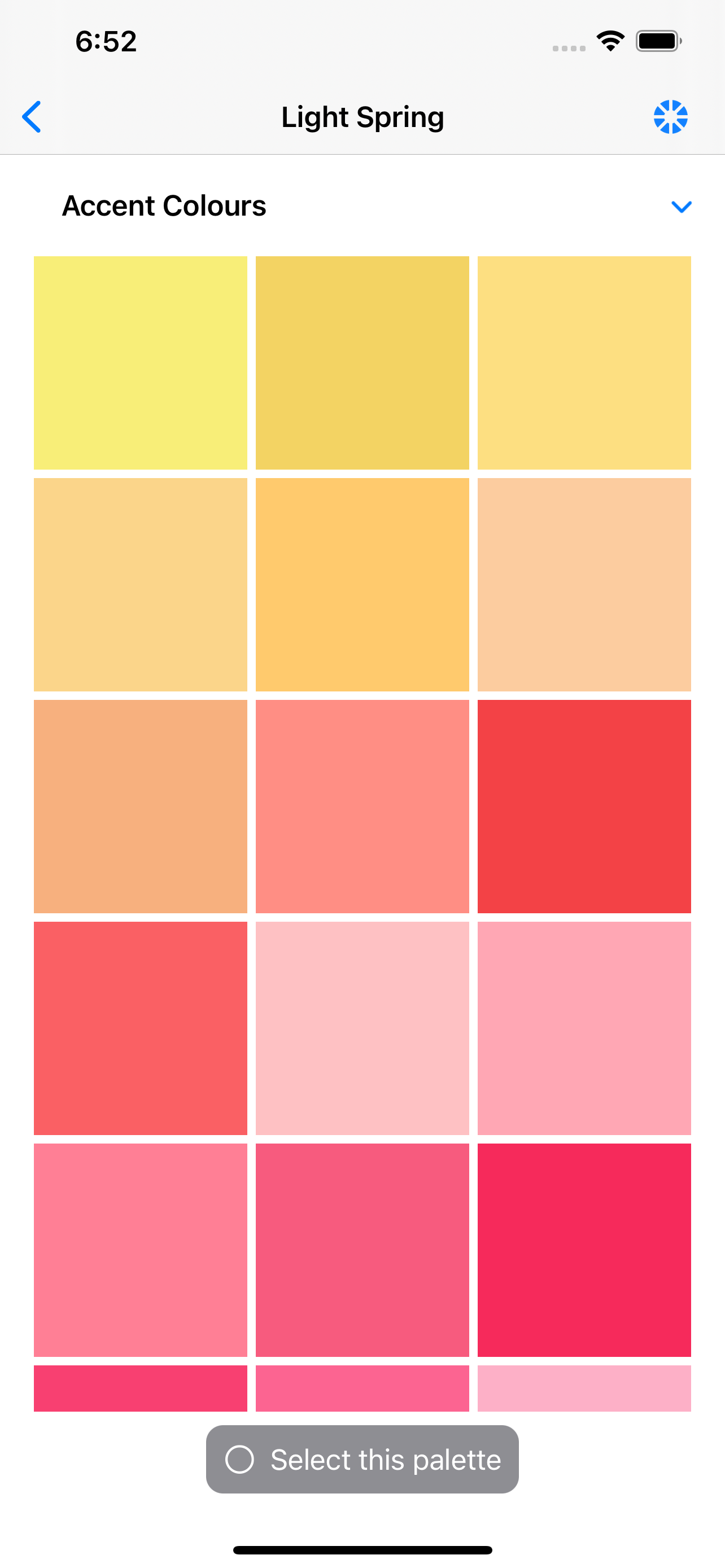 My Colour Palette