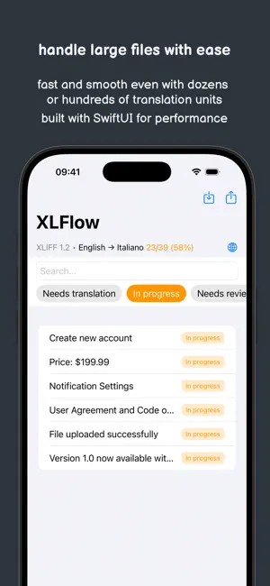 XLFlow screenshot 2