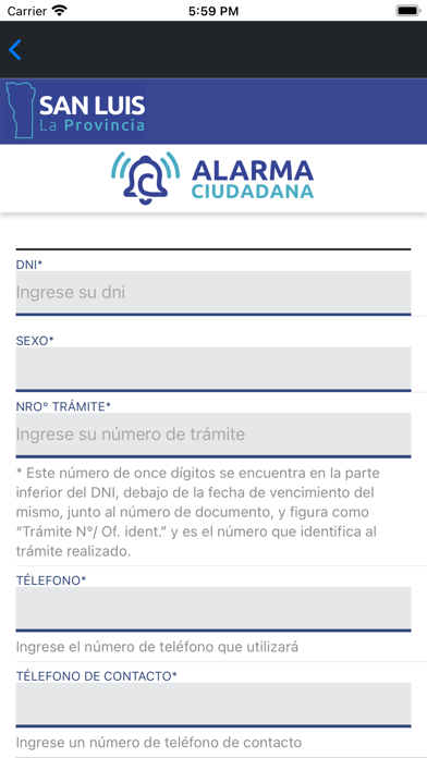 Alarma Ciudadana Screenshot