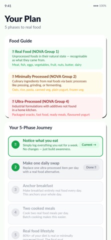 Real Food Transition Screenshot 3 of 3