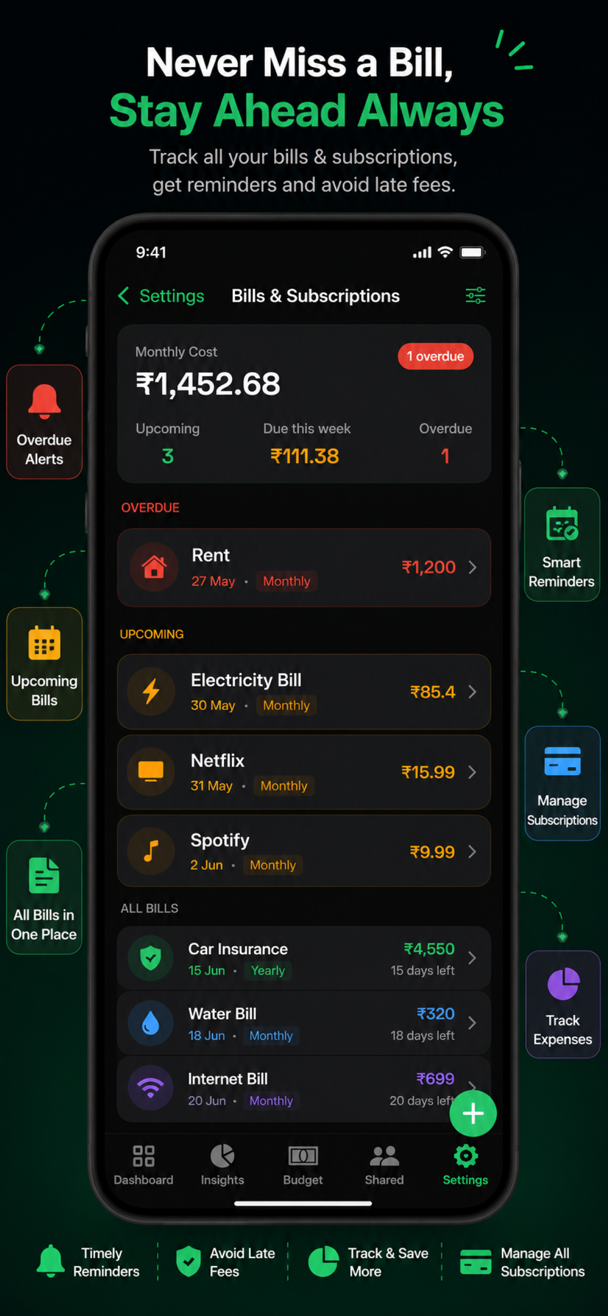 Monee: Bill Organizer & Budget screenshot 6