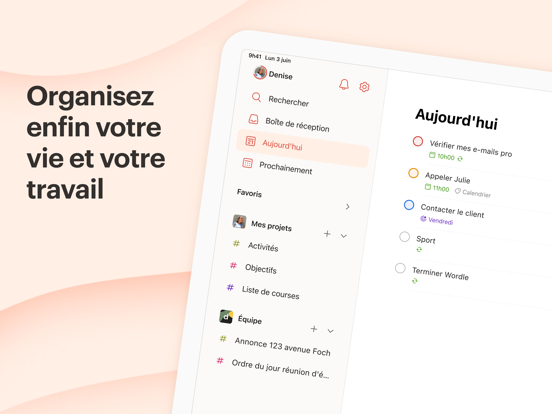 Screenshot #4 pour Todoist : to do list et agenda