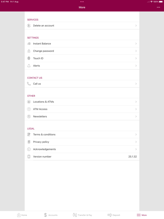 Peoples State Bank iPad screenshot 4 - Finance app