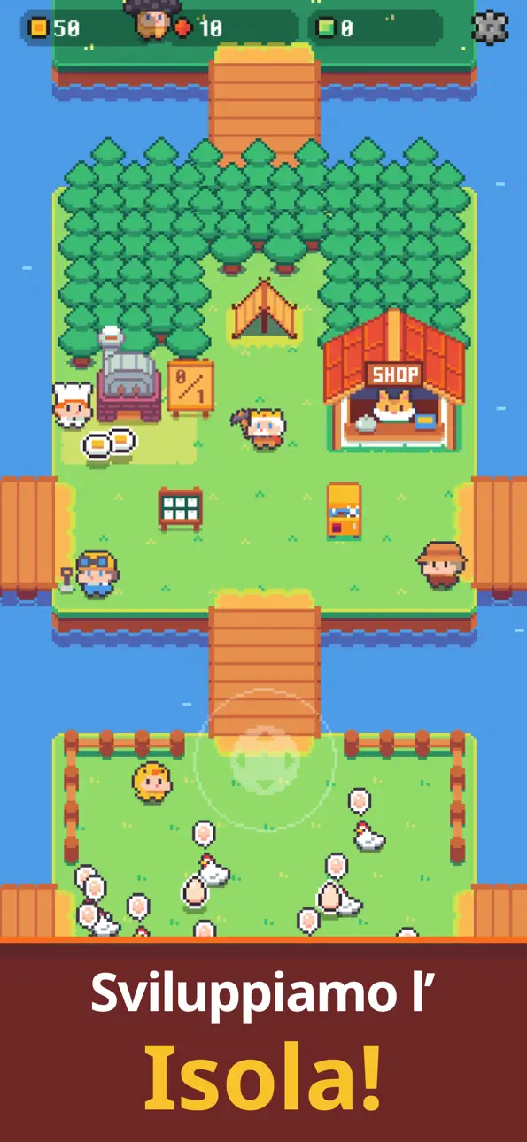 Pickaxe King Island iOS Mod IPA screenshot 1 - iOS game interface