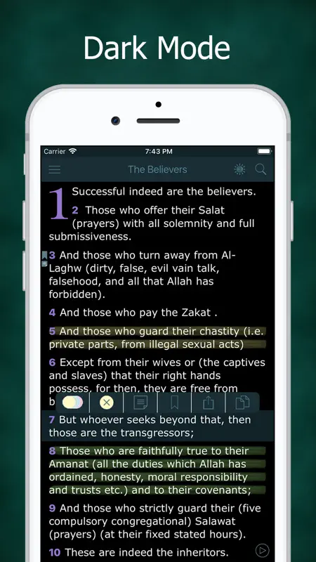 Noble Quran in English & Audio screenshot 4 of 4