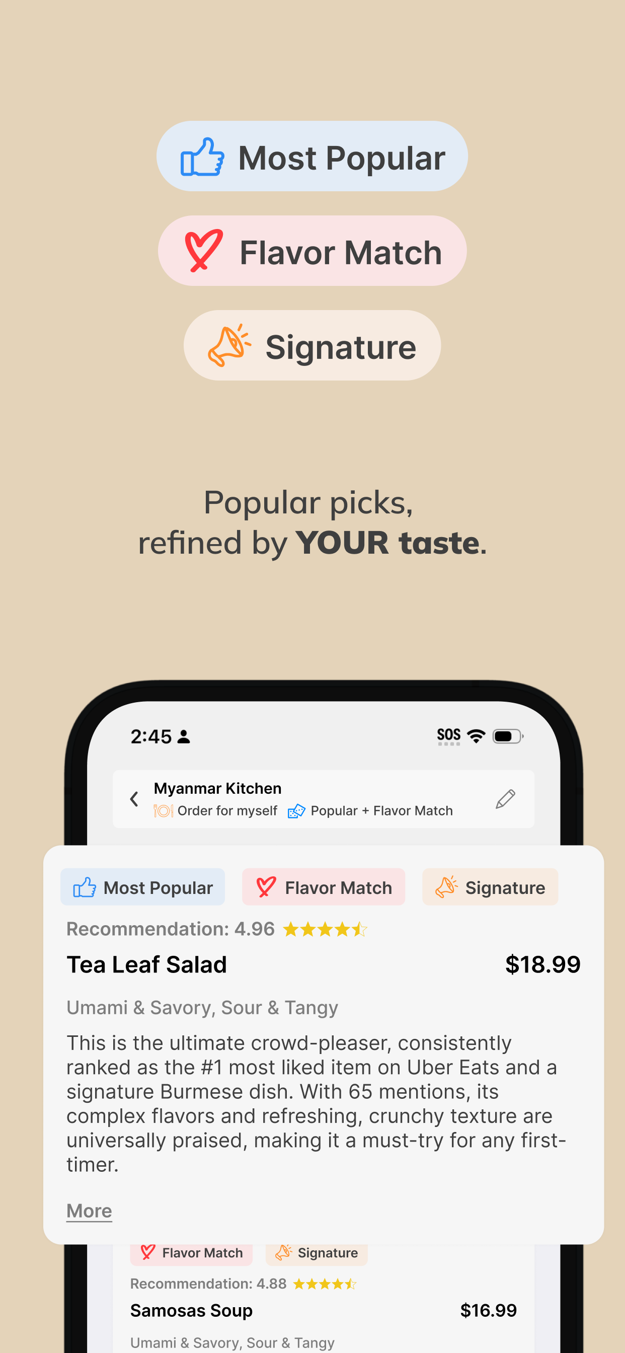 Savory Advisor