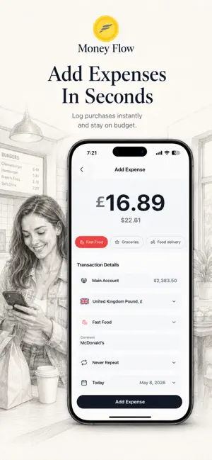 Money Flow: Daily Budget App screenshot 3