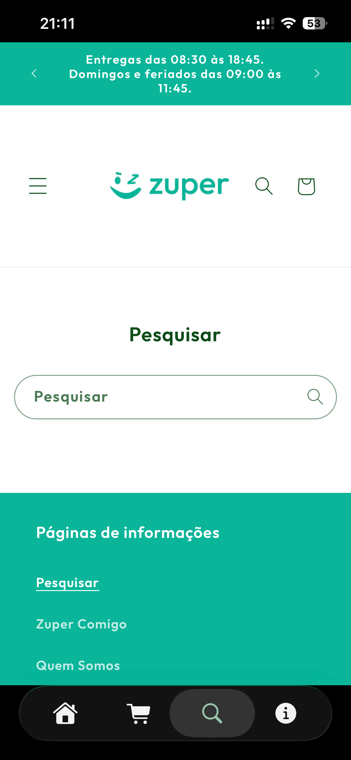 Zuper - Delivery de Mercado