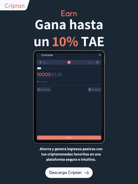 Screenshot #5 pour Criptan: Complementa tu banco