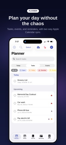 DayCast: Plan + Reflect screenshot