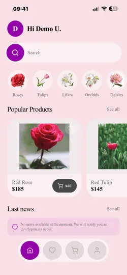 Screenshot von Petra Flowers auf dem iPhone 2