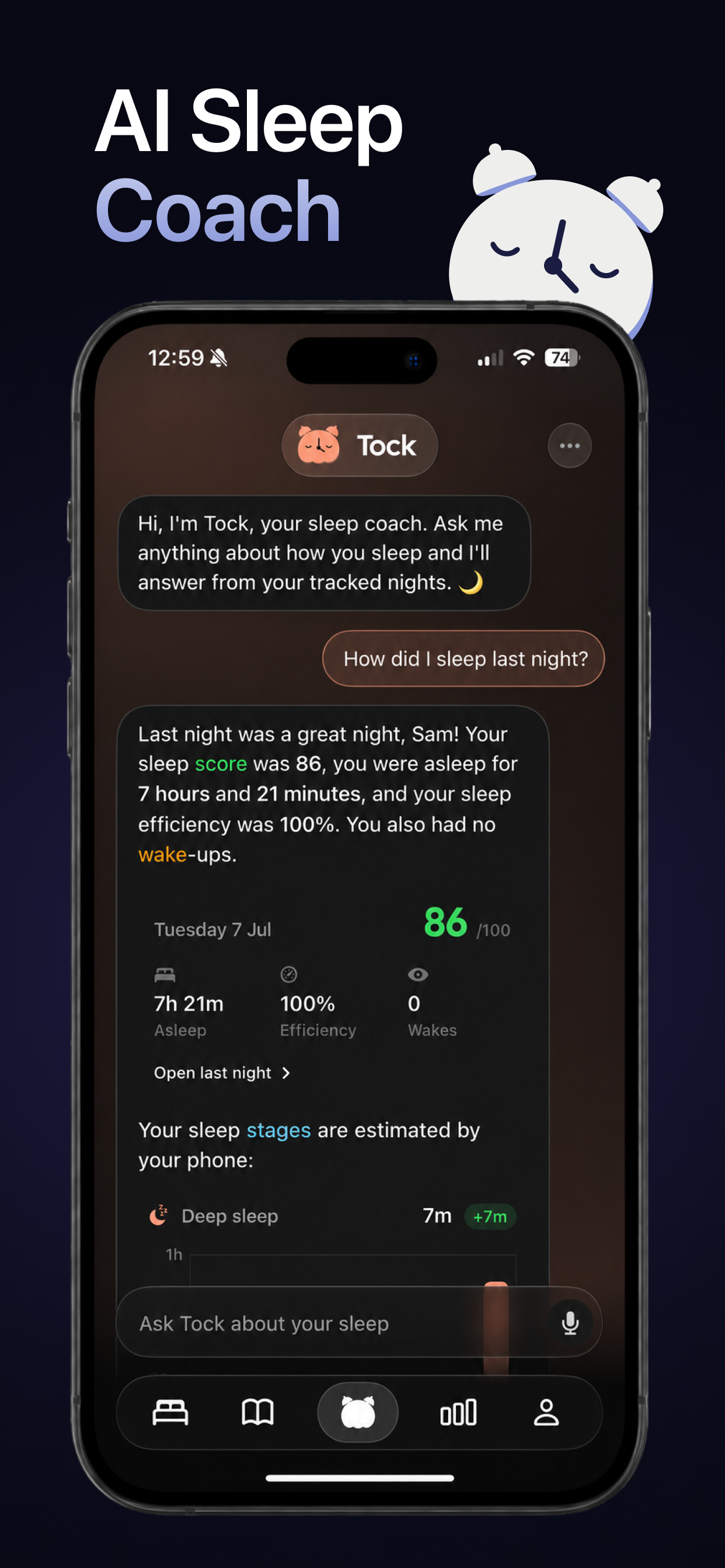 Tock - Alarm & Sleep Tracker screenshot 3