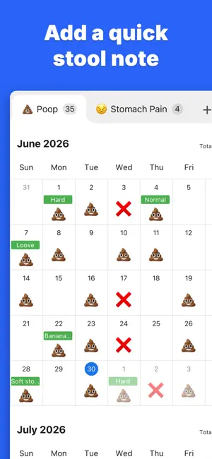 Poop Calendar - Track poops screenshot 4