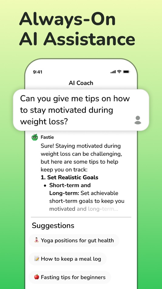 #8. Fastie: Calorie & Food Tracker (iOS) By: DEEP FLOW SOFTWARE SERVICES