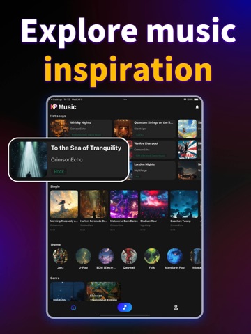 KP - AI Music & Song Generator iPad screenshot