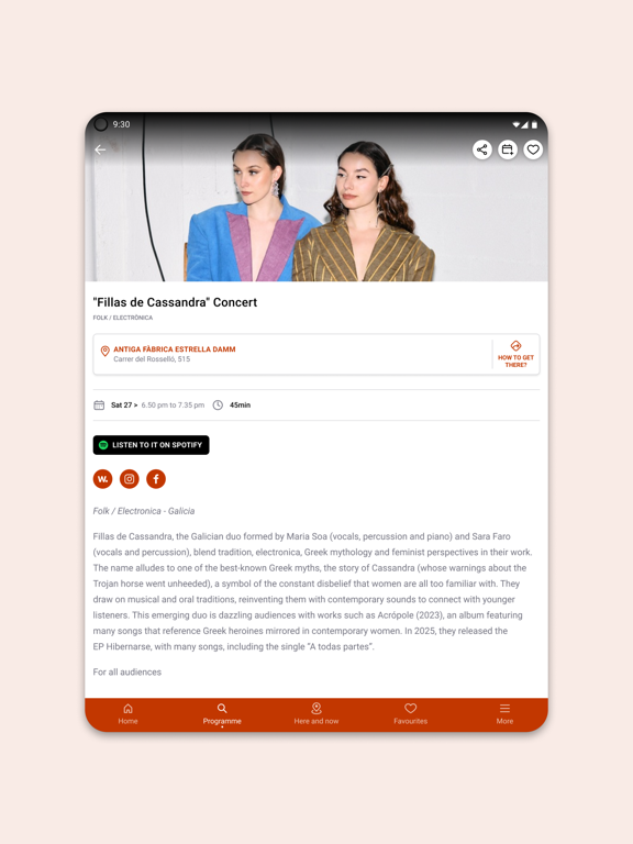 Mercè - Festa de Barcelona iPad screenshot 8 - Entertainment app