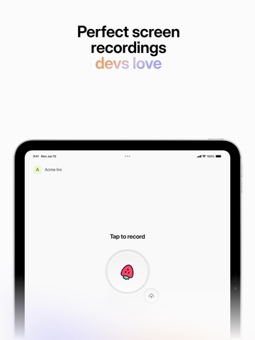 Jam Screen Recorder iPad screenshot 1