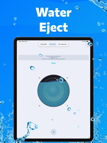 Clear Wave - Water Eject App iPad screenshot 2