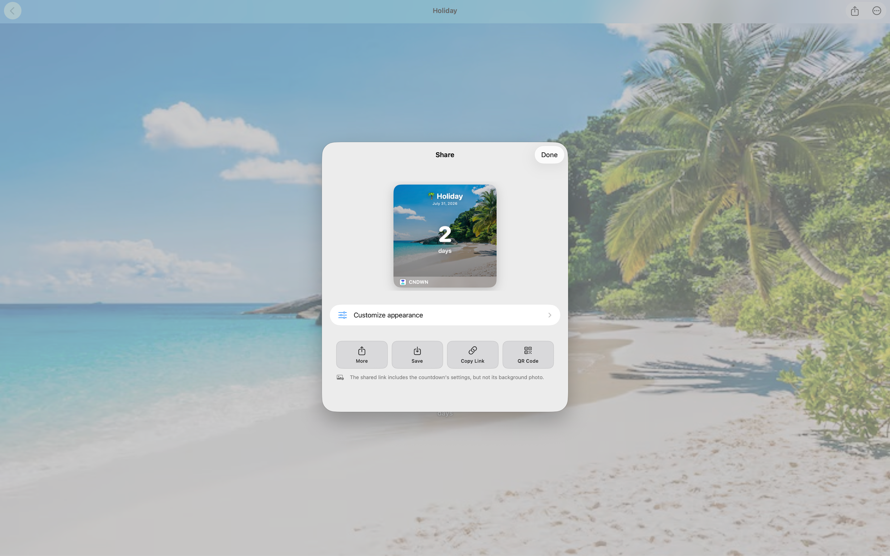 CNDWN – Countdown Timer Widget screenshot 15