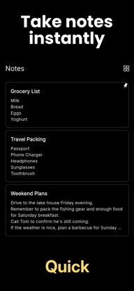 Simple Notes, Notepad & Lists screenshot 1