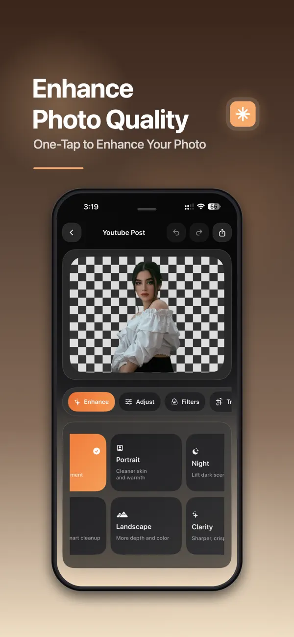 Screenshot #2 pour AI Photo Editor & Enhancer