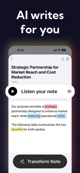 AI Note Taker - Voimo Screenshot 3 of 4