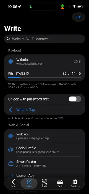 NFC Kit - NFC Tools screenshot 2
