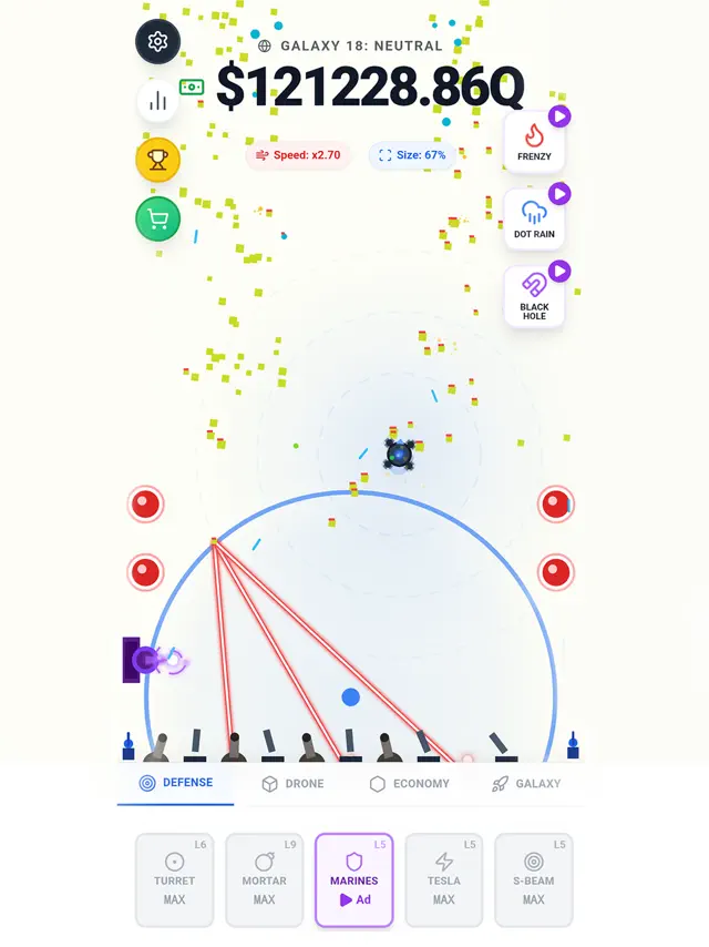 Idle Dot Shooter! screenshot 16
