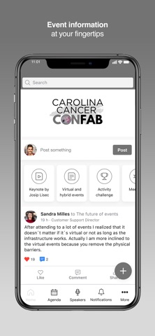Carolina Cancer Confab screenshot