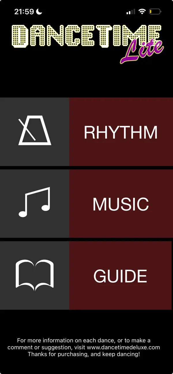 Screenshot #1 pour DanceTime Lite