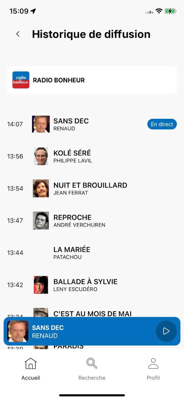 Screenshot #2 pour Radio Bonheur