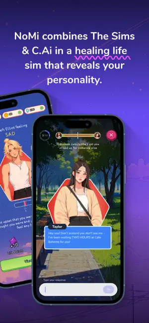 Nomi Sim - Life Simulation screenshot 1