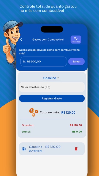 DriveCar - Consumos e Revisões screenshot-3