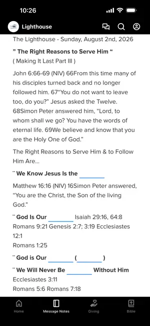 The Lighthouse - Church App screenshot 2