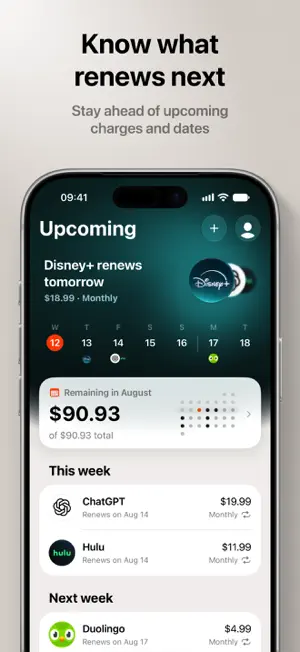Subo - Subscription Manager screenshot 2
