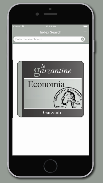 le Garzantine - Economia Screenshot