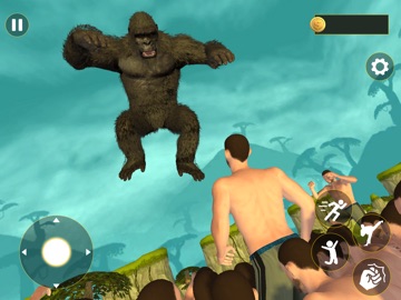 Gorilla Vs 100 Men iPad screenshot