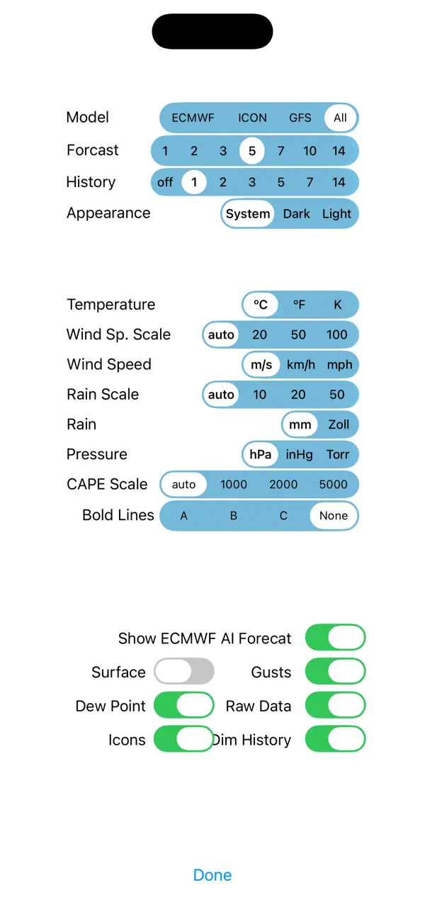 Wetter for iPhone iPhone App Screenshot 3 – Wetter