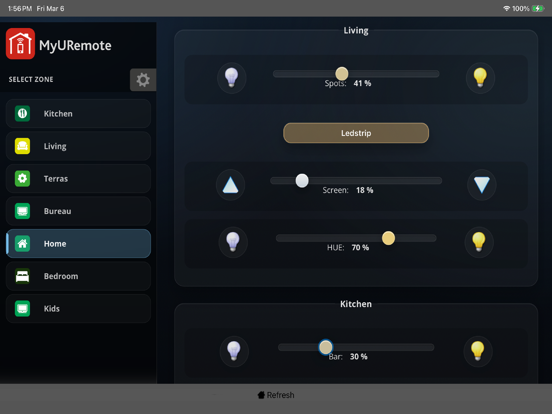 MyURemote - AV Remote Control iPad app afbeelding 3