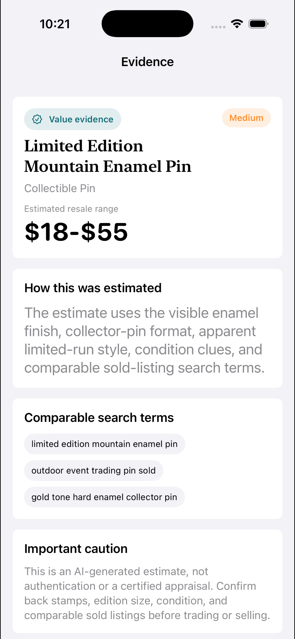 PinLens: Pin Identifier screenshot 5