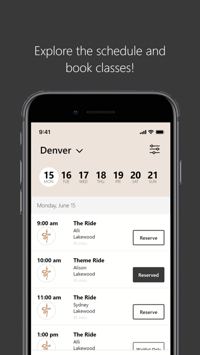 Ritual Indoor Cycling Screenshot