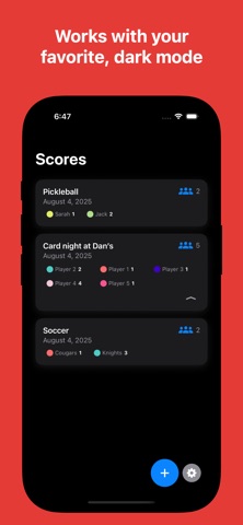 Pocket ScoreKeeper Screenshot 6 of 7