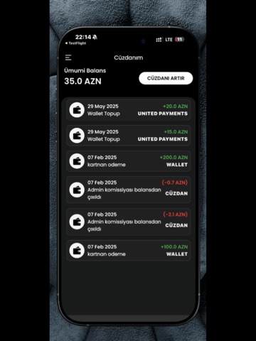 Lux Ride Sərnişin iPad screenshot