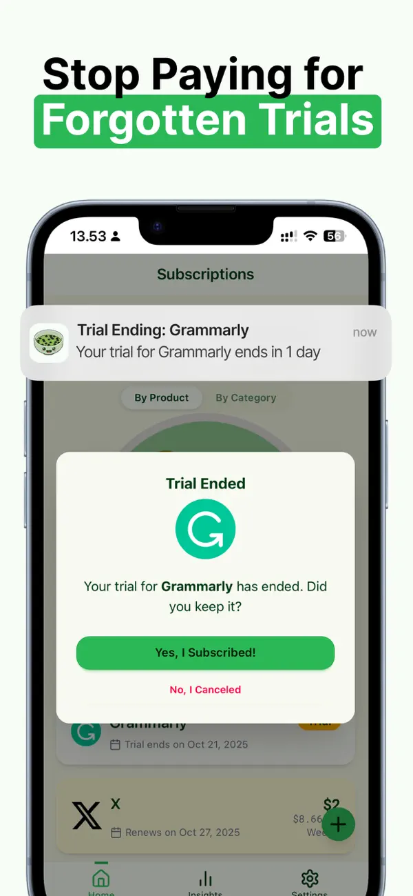 #2. Subscription Manager - Matcha (iOS) Door: Syauqy Aziz