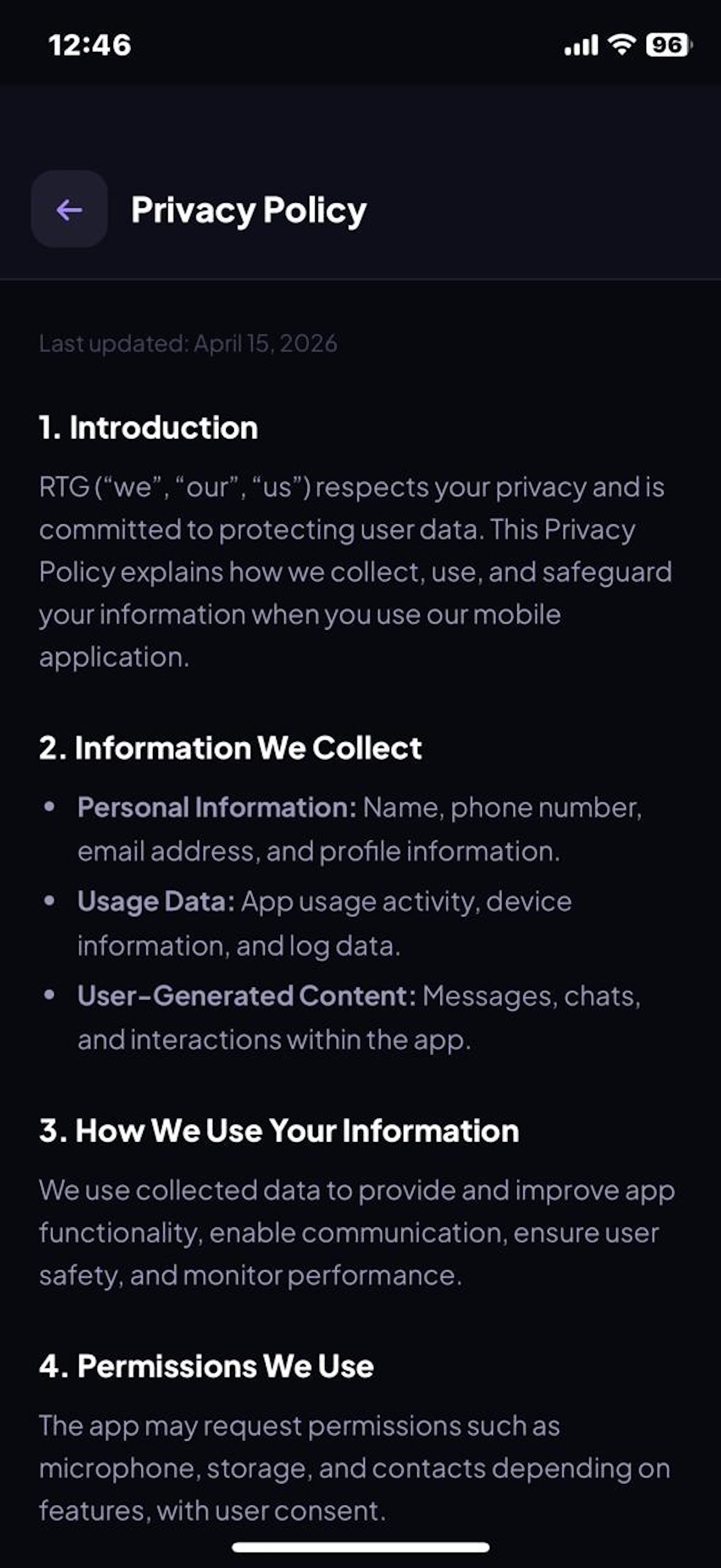 RTGLIVE –Go Live, Chat,Connect screenshot 10