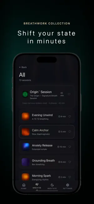 ORIGIN Breathwork + Meditation screenshot 4